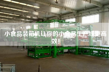 小食品裝箱機(jī)讓你的小食品生產(chǎn)線z高效！