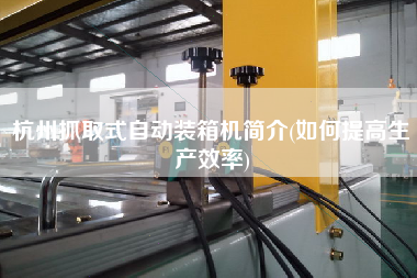 杭州抓取式自動裝箱機簡介(如何提高生產(chǎn)效率) 杭州抓取式自動裝箱機簡介(如何提高生產(chǎn)效率)