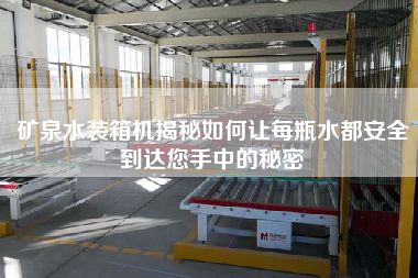 礦泉水裝箱機揭秘如何讓每瓶水都安全到達您手中的秘密 礦泉水裝箱機揭秘如何讓每瓶水都安全到達您手中的秘密