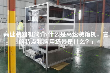 高速裝箱機(jī)簡介(什么是高速裝箱機(jī),它的特點(diǎn)和應(yīng)用場景是什么?) 高速裝箱機(jī)簡介(什么是高速裝箱機(jī),它的特點(diǎn)和應(yīng)用場景是什么?)